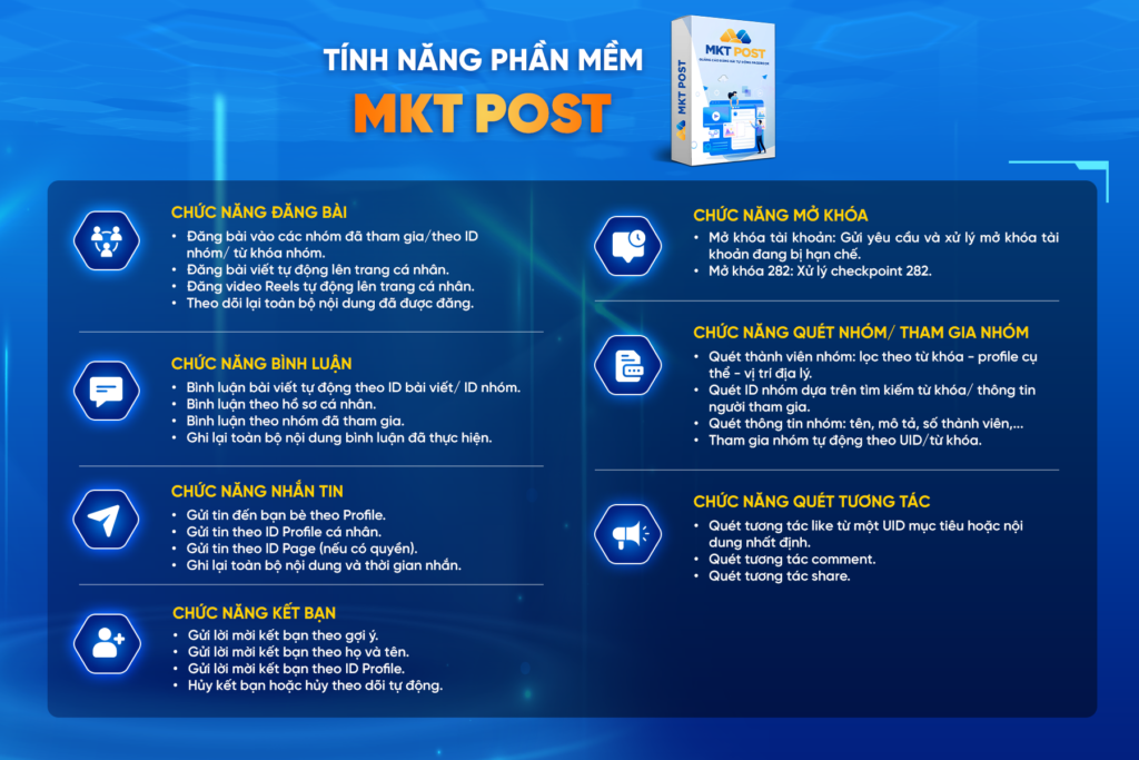 Phần mềm đăng bài tự động MKT Post số lượng lớn