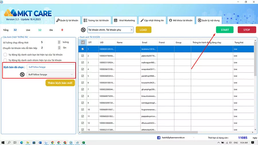 Thực hiện buff like fanpage hiệu quả
