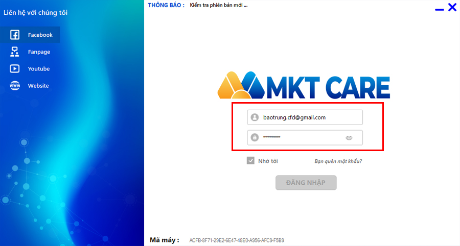 CÁCH SEEDING BÀI VIẾT FACEBOOK BẰNG PHẦN MỀM MKT CARE