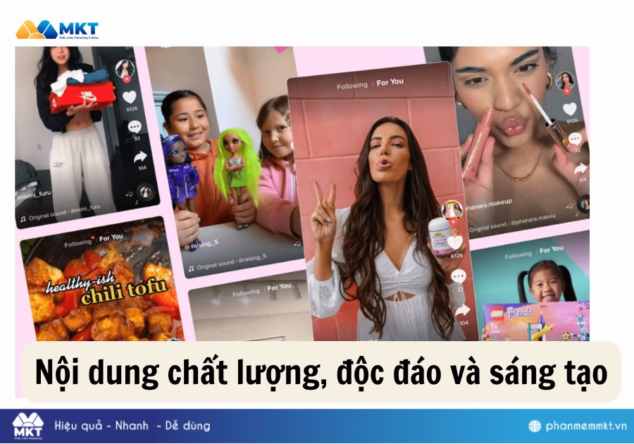 Nội dung chất lượng, độc đáo và sáng tạo