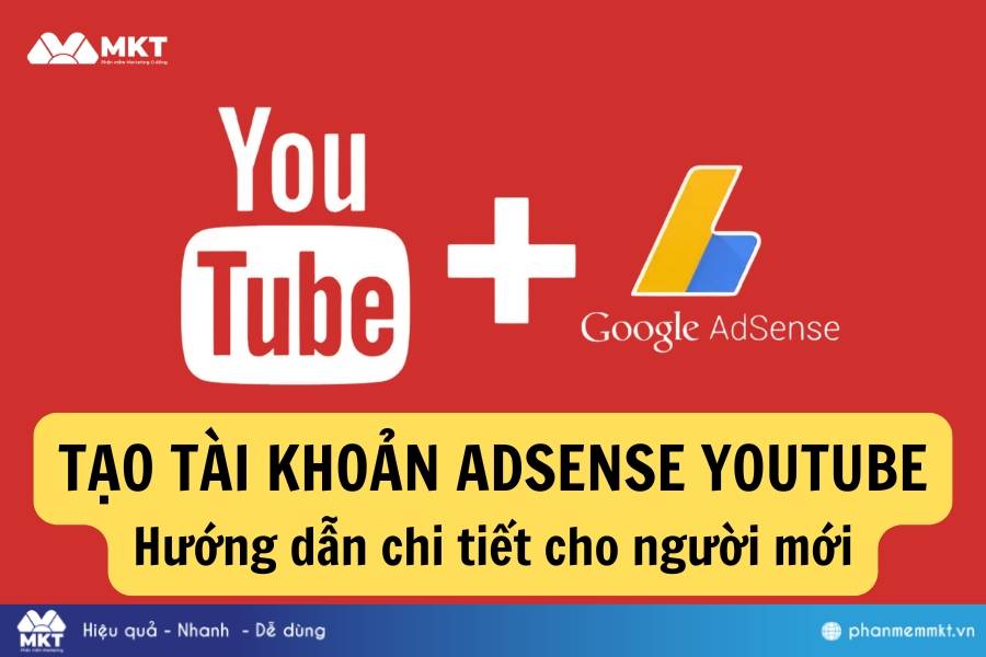 tạo tài khoản Adsense YouTube