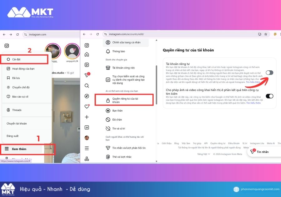 Cách ẩn người theo dõi trên Instagram