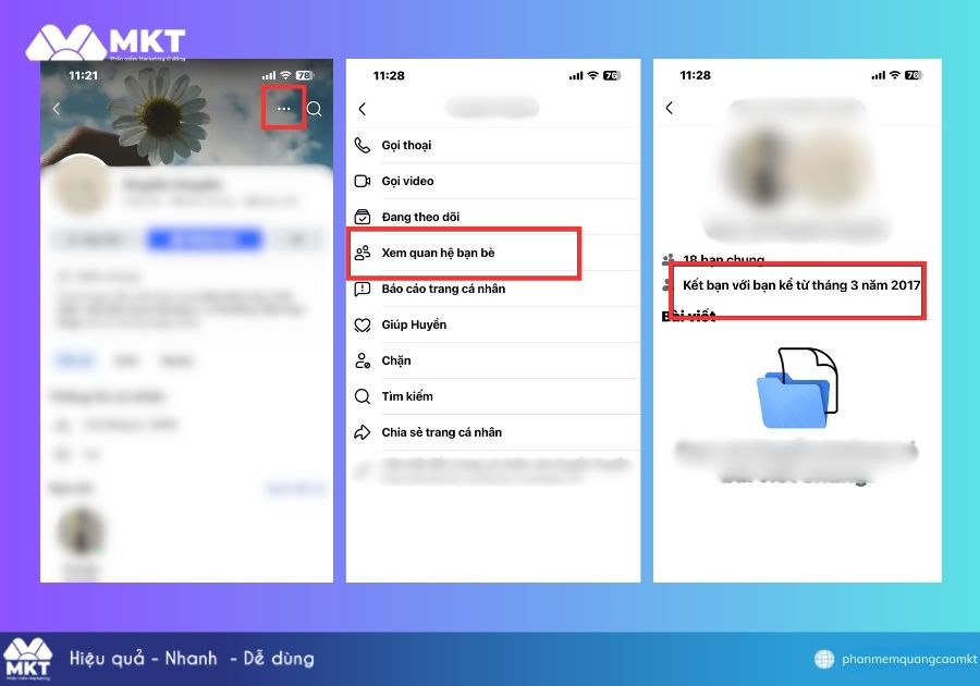Xem lịch sử kết bạn trên Facebook