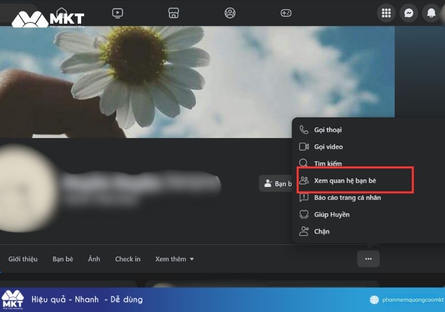 Xem lịch sử kết bạn trên Facebook