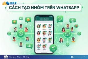 Cách tạo nhóm trên Whatsapp