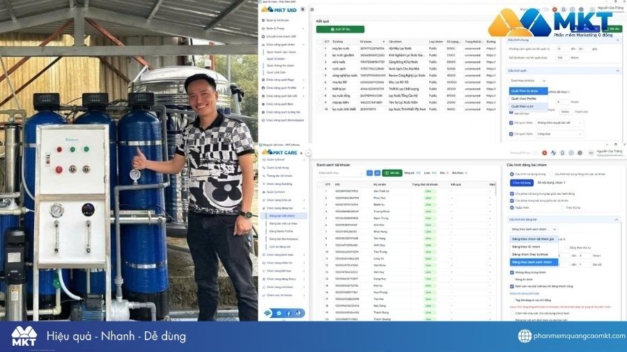 Phần mềm marketing Facebook