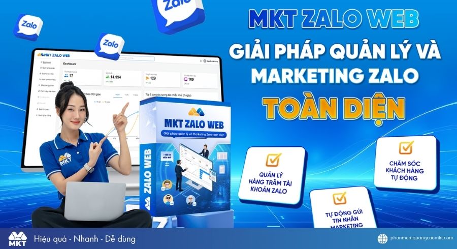 Phần mềm MKT Zalo Web