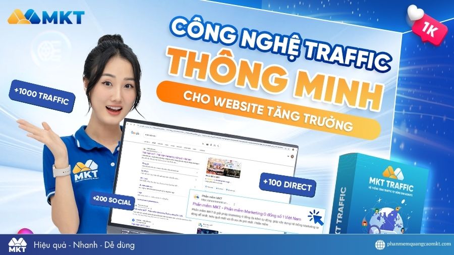 Phần mềm tăng traffic website
