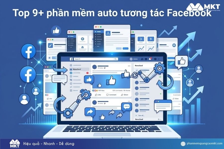 Auto tương tác Facebook