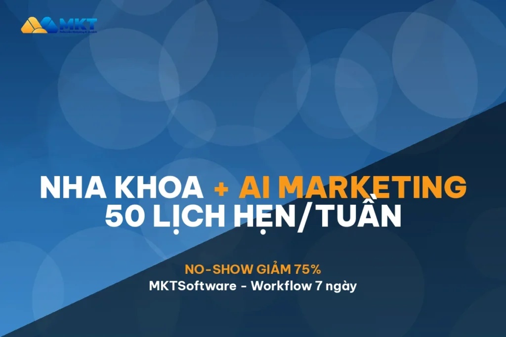 AI Marketing Cho Nha Khoa Tư Nhân Nhỏ: 50 Lịch Hẹn/Tuần Tự Động - MKTSoftware