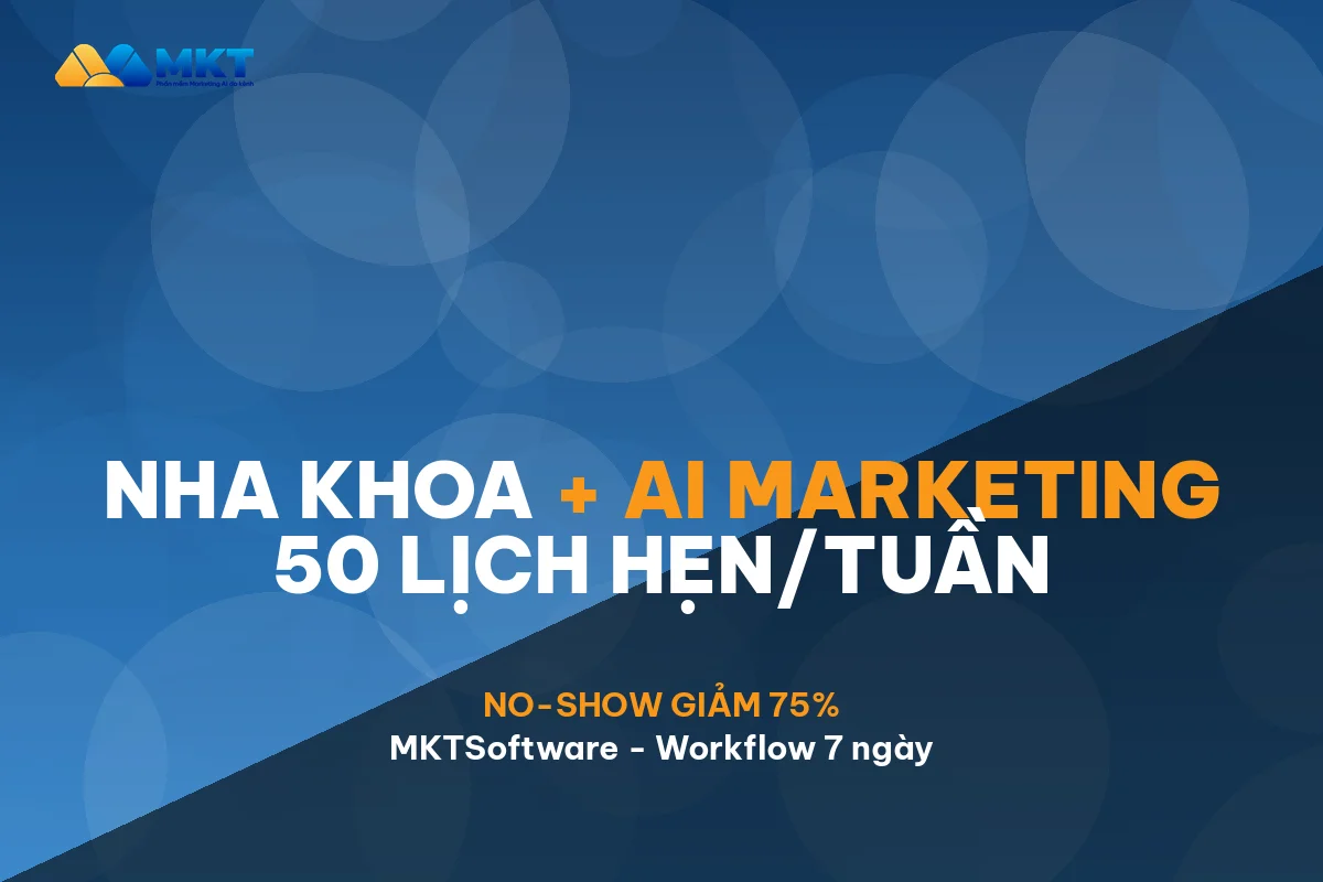 AI Marketing Cho Nha Khoa Tư Nhân Nhỏ: 50 Lịch Hẹn/Tuần Tự Động - MKTSoftware