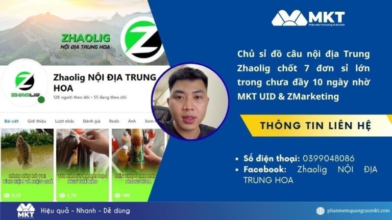 Phần mềm tìm khách sỉ giúp chủ sỉ đồ câu Zhaolig chốt 7 đơn lớn sau chưa đầy 10 ngày